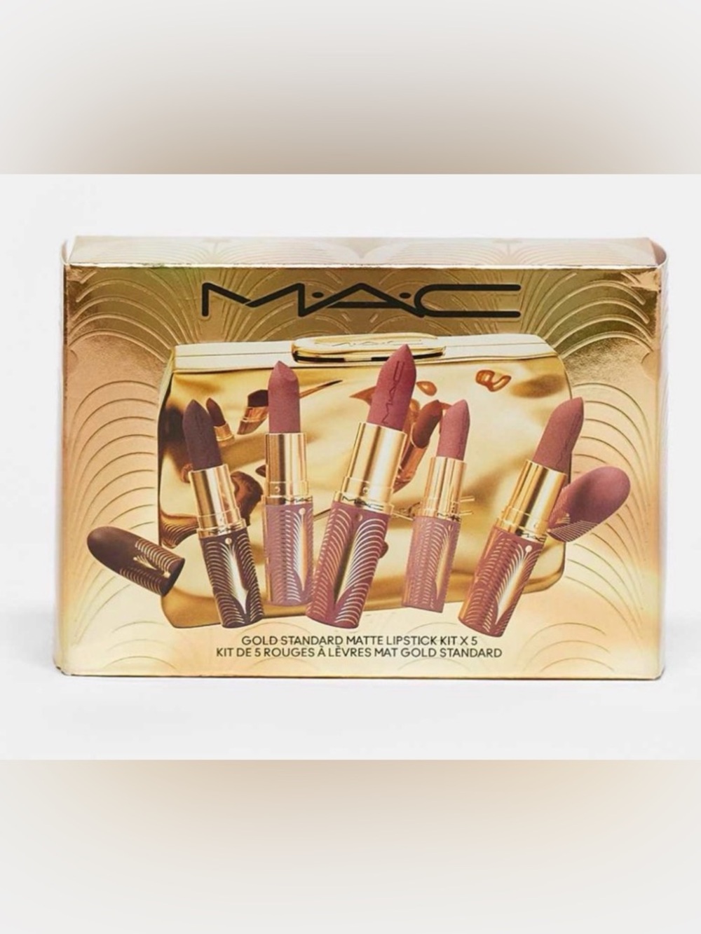 MAC Cosmetics Gold Standard Matte Lipstick Kit — Nude & Mauve Collection